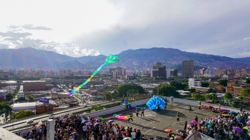 Exhibicion de cometas gigantes en Sandiego