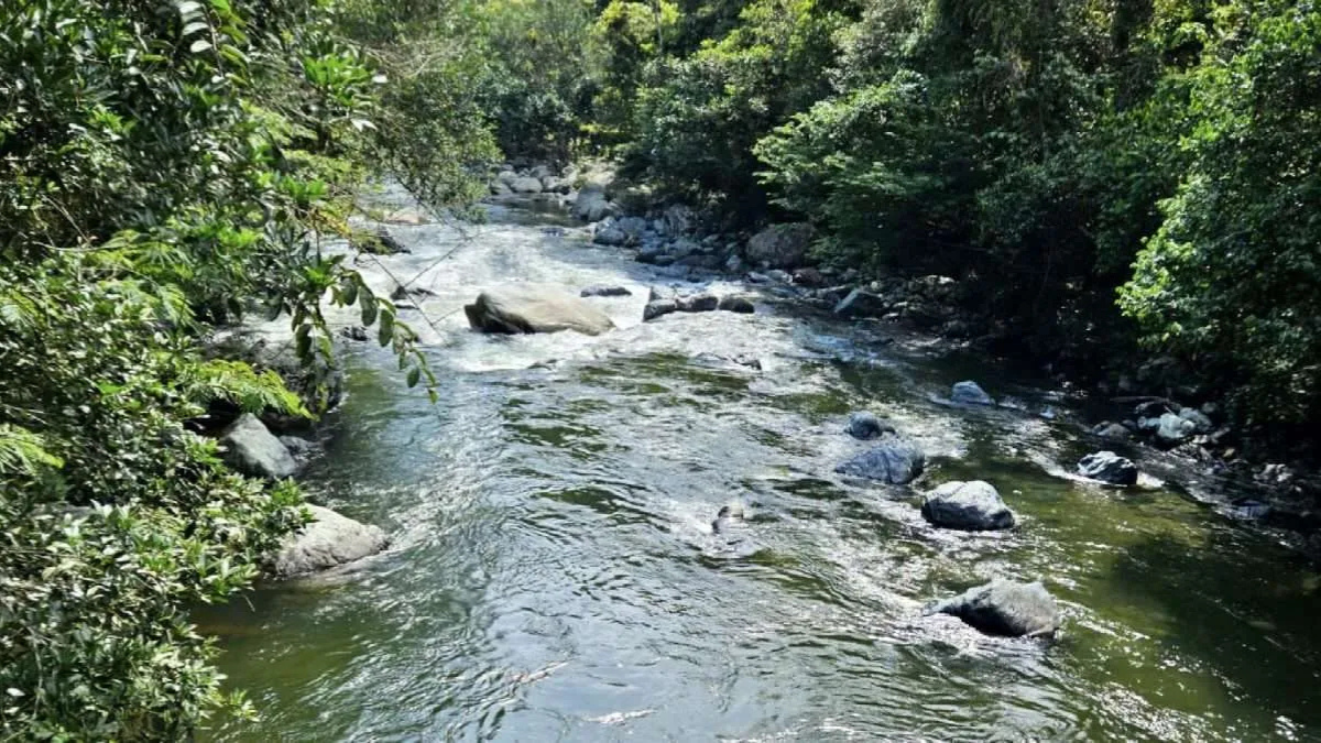 La Aguada del cañón del río Santo Domingo