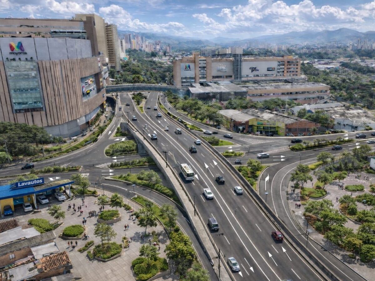 intercambio vial de Mayorca Sabaneta Envigado