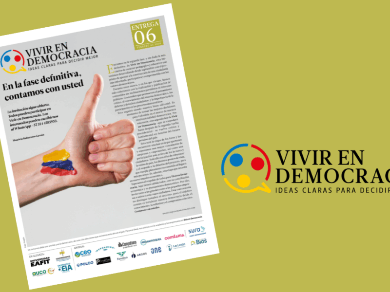 Portada Vivir en Democracia No. 6