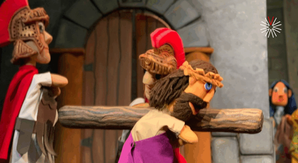 La pasión hecha títeres