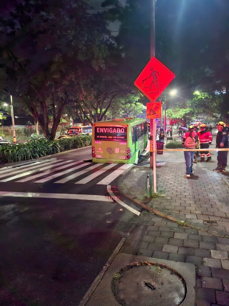 emergencia invernal vía colapsada