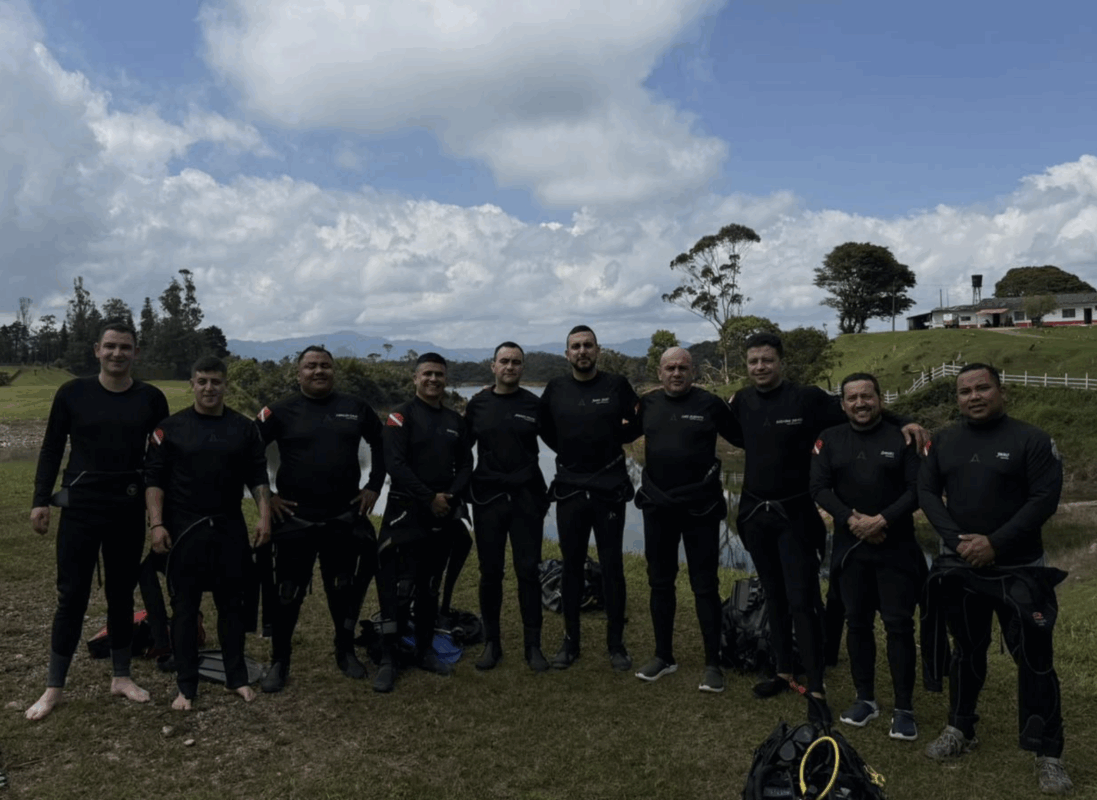 Curso de buceo Bomberos Rionegro