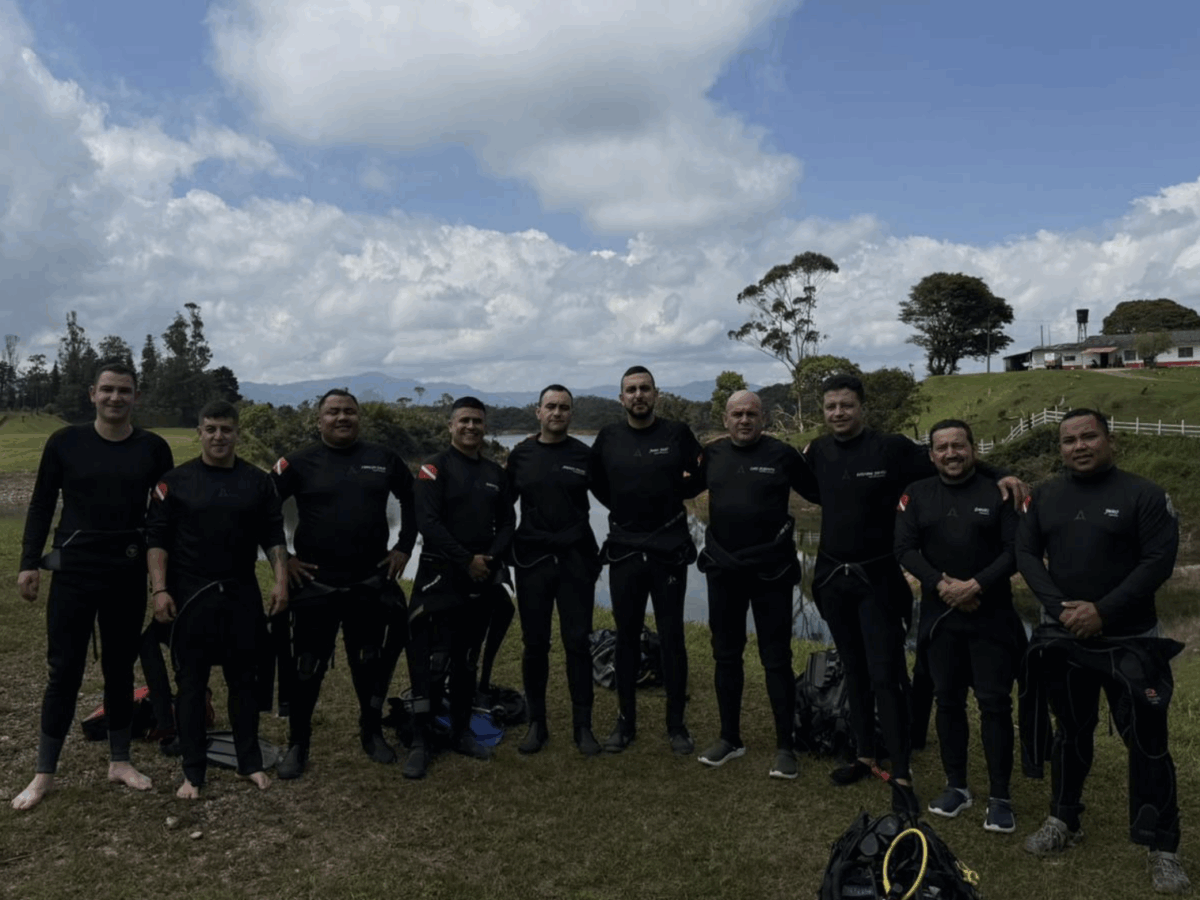 Curso de buceo Bomberos Rionegro