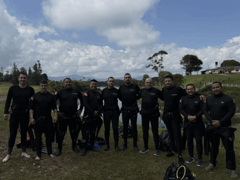 Curso de buceo Bomberos Rionegro