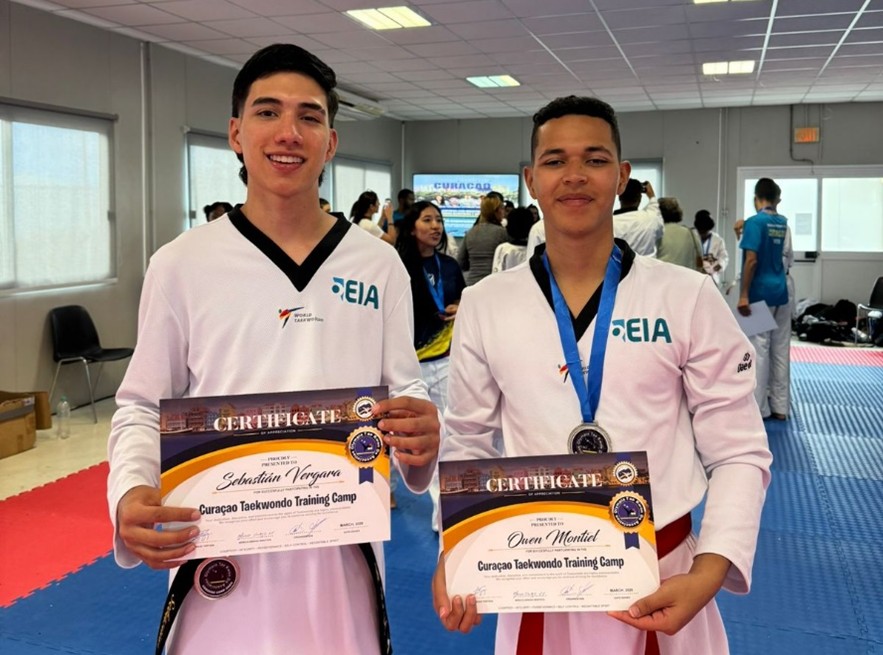 Estudiantes de la EIA obtuvieron medalla de oro en certamen internacional de Taekwondo