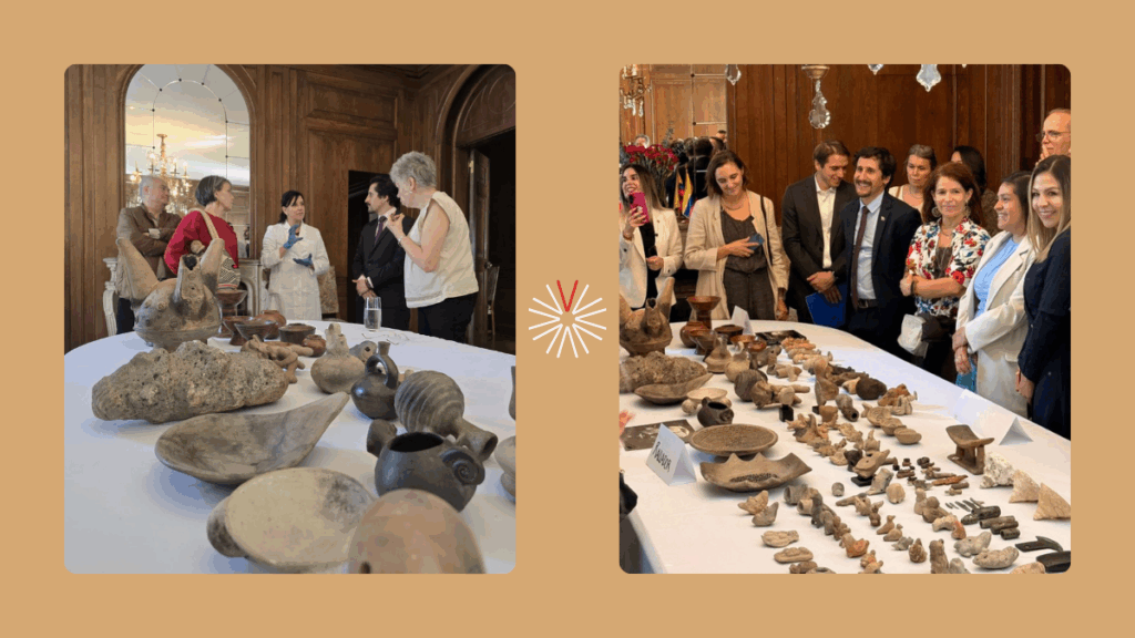 ICANH hace la repatriación cultural de 174 piezas precolombinas desde Chile