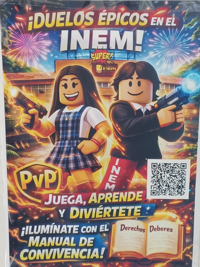 Afiche QR Manual de Convivencia INEM
