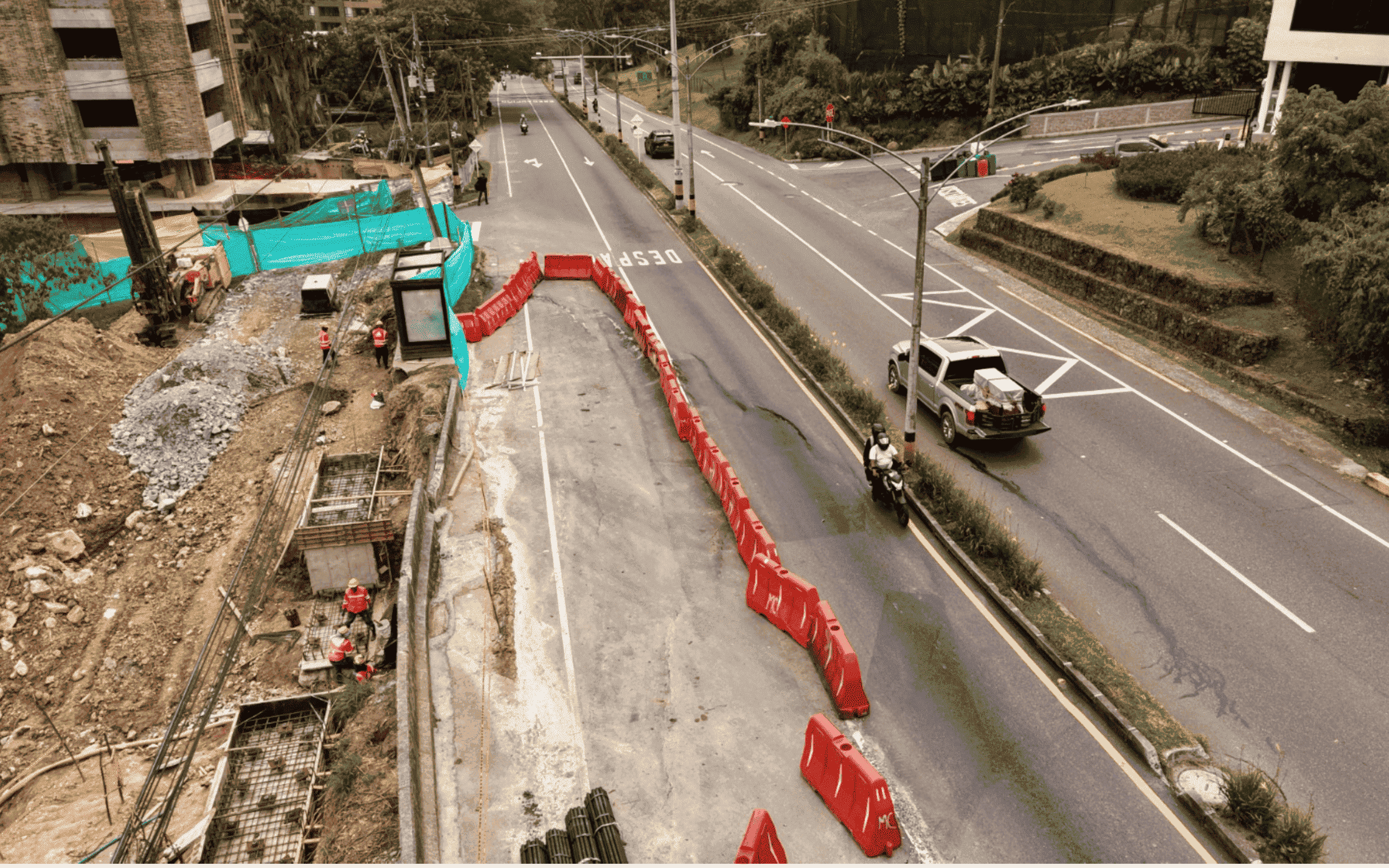 Obras en Chuscalito