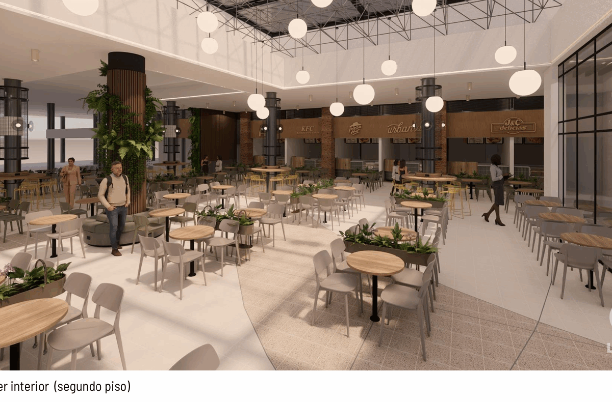 zona de comidas plazoleta centro comercial Monterrey