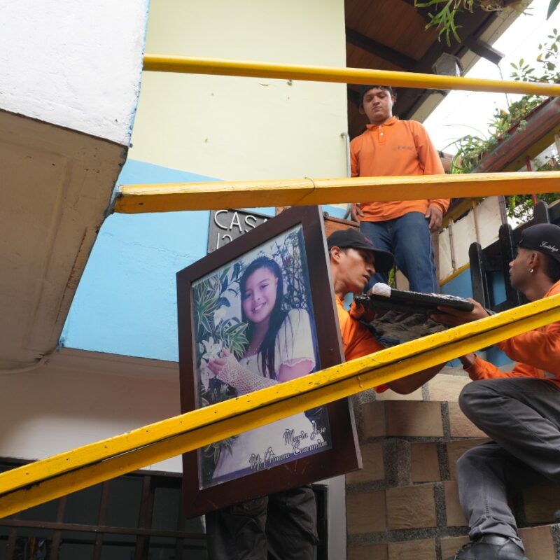 De manera provisional, primeras familias a reubicar de El Chispero habitan hoy viviendas en arriendo