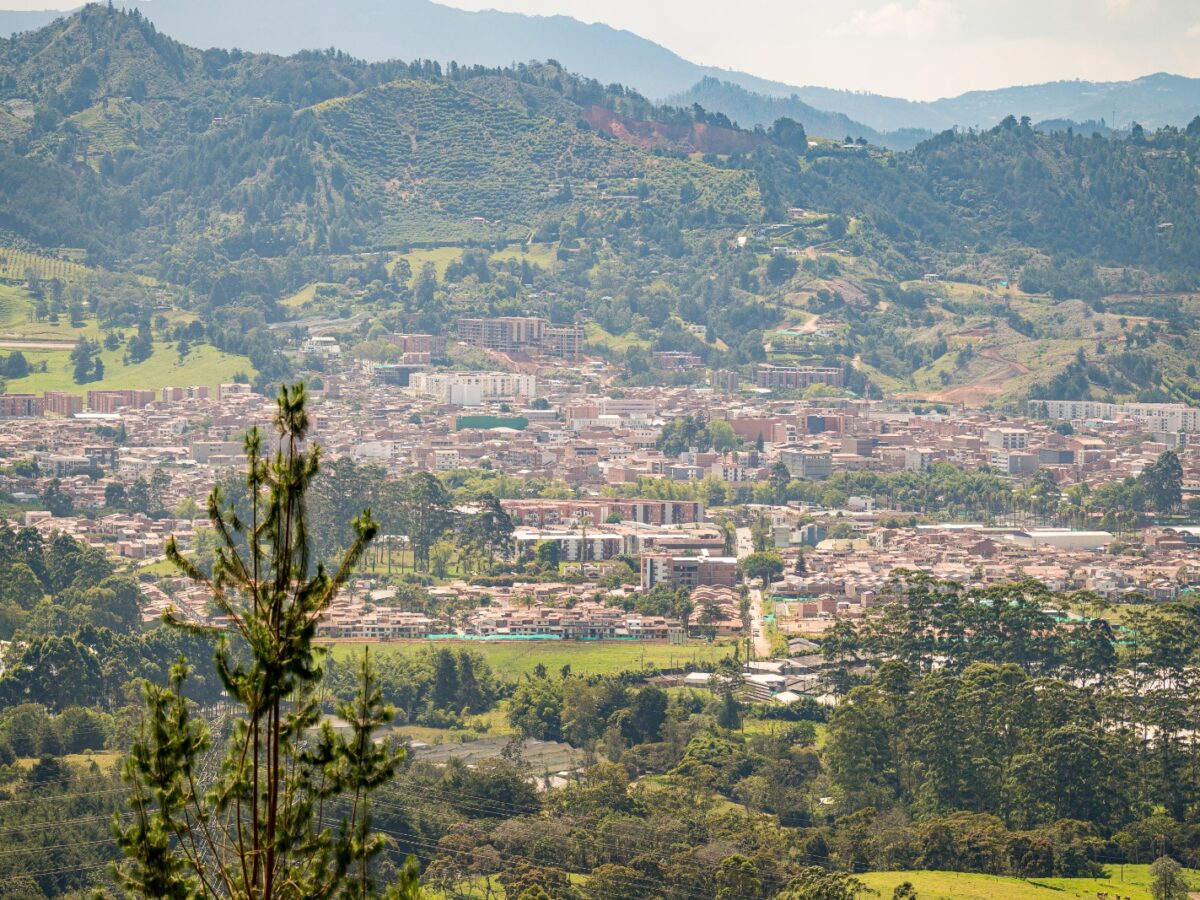 La Ceja paisaje panorámica Área Metropolitana del Valle de San Nicolás