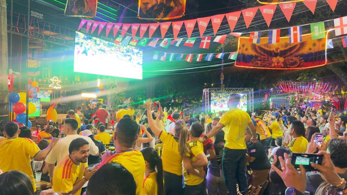 Una guía con lugares para ver el partido de Colombia este martes 23 de junio