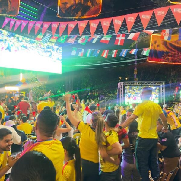 Una guía con lugares para ver el partido de Colombia este martes 23 de junio