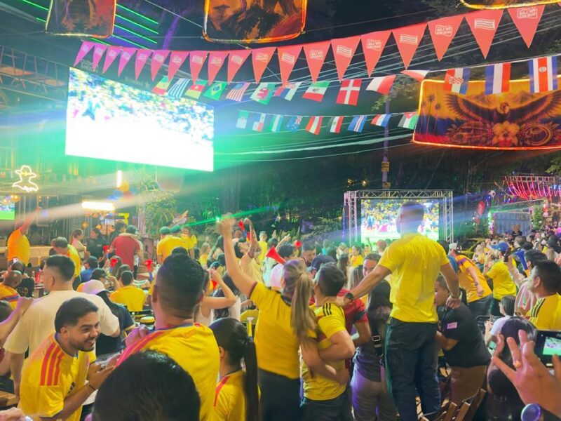 Una guía con lugares para ver el partido de Colombia este martes 23 de junio