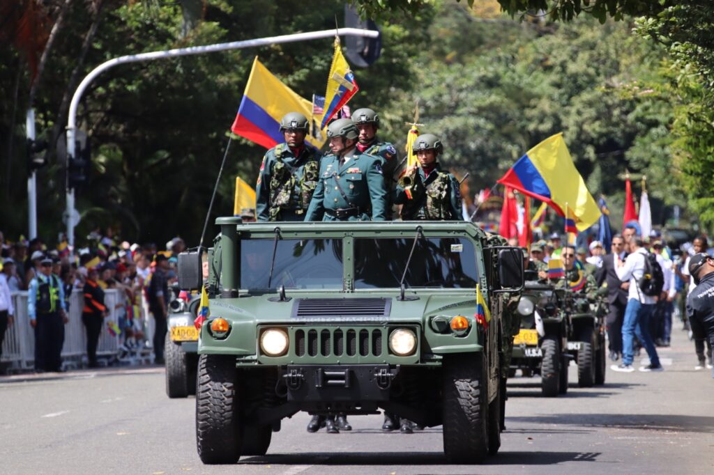 Desfile militar del 20 de julio en Medellín, 2026