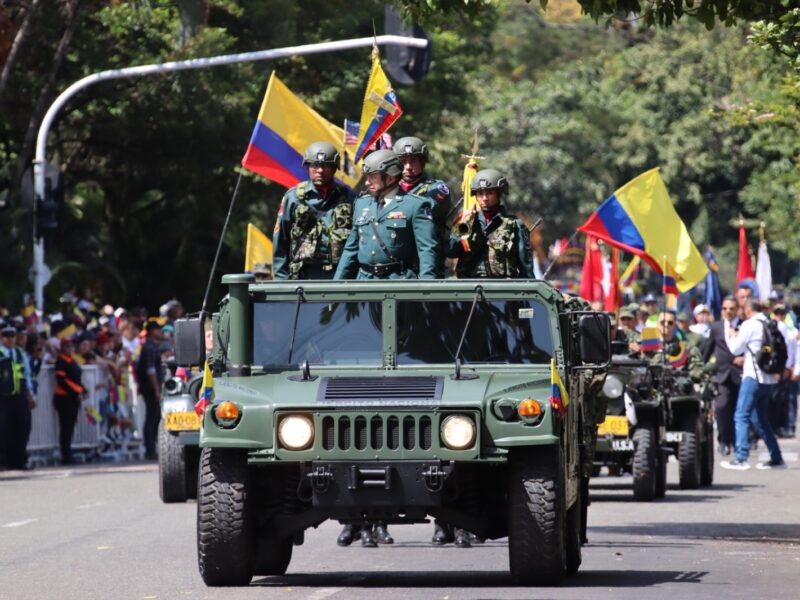 Desfile militar del 20 de julio en Medellín, 2026