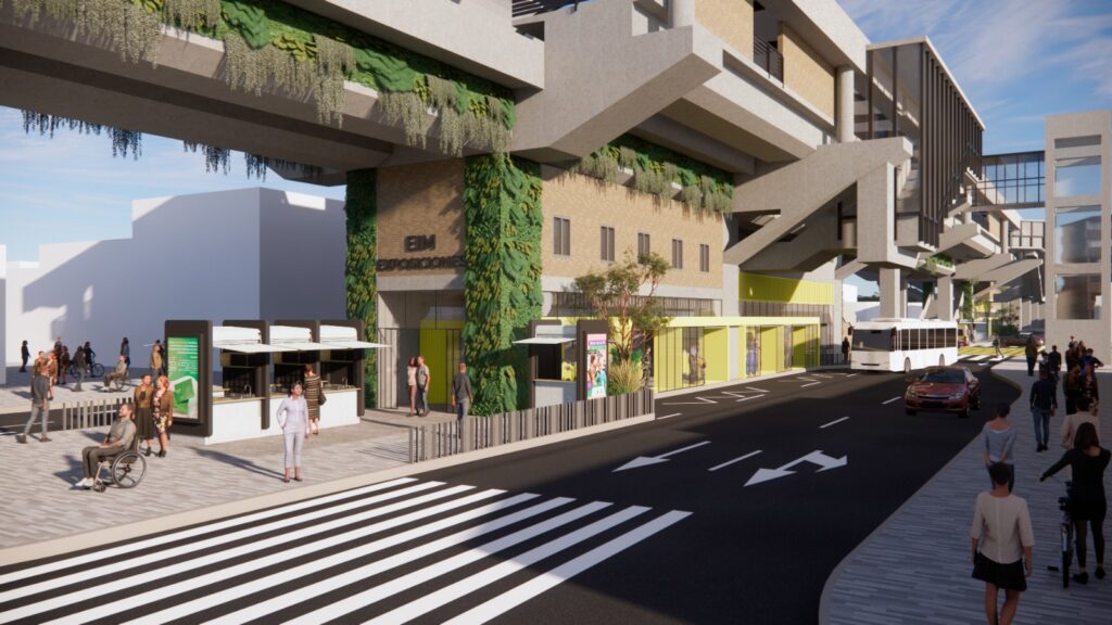 Obras de transformación en la estación Exposiciones del metro