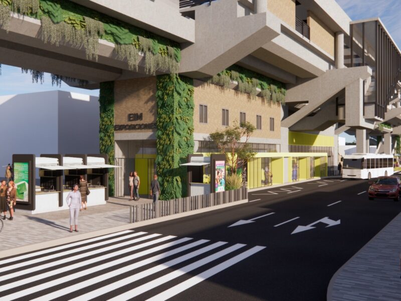 Obras de transformación en la estación Exposiciones del metro