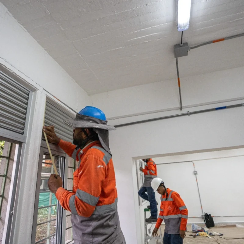 Obras de mejoramiento del INEM de El Poblado alcanzan el 50 % de ejecución