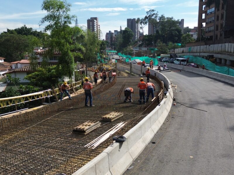Listo primer puente vehicular del intercambio vial de la 34 con la loma de Los González