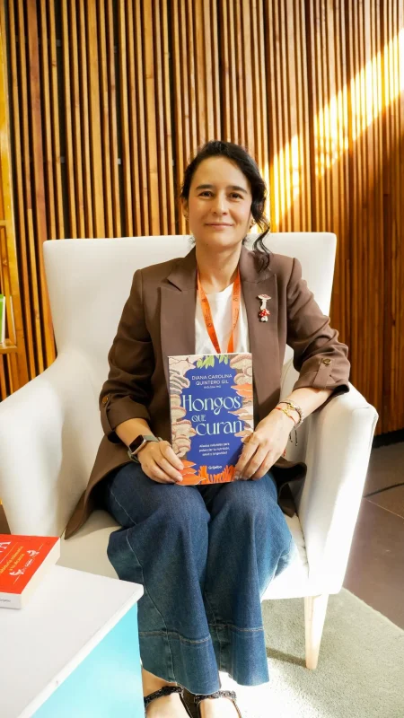 Diana Quintero empezó sus investigaciones sobre hongos funcionales motivada por hechos de salud familiares. Foto: Cortesía.