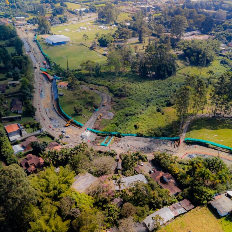En Llanogrande, desde el lunes, habrá tránsito restringido por obras entre Sibaris y Buen Genio