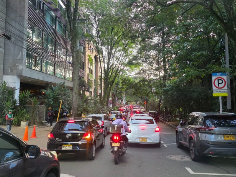 Se quejan por tráfico lento en el sector de Lalinde