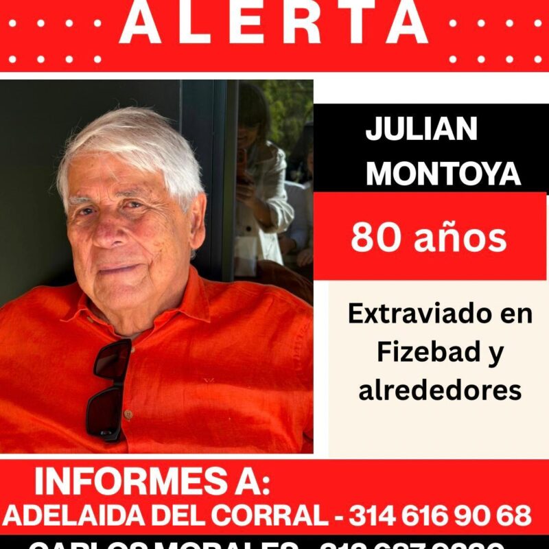 Buscan a Julián Montoya en San Diego y El Retiro