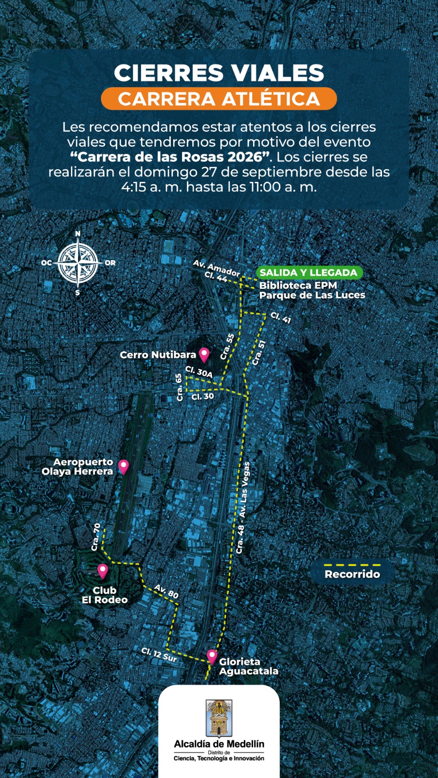 Cierres por Carrera de las Roas
