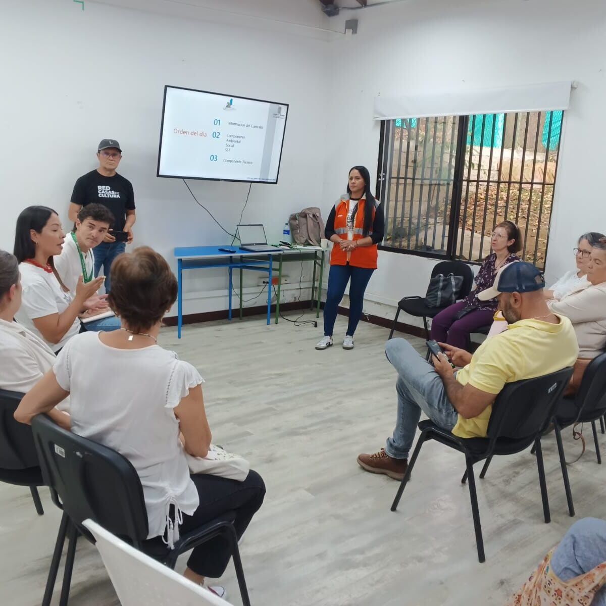 Socializan reinicio de obras en la Casa de la Cultura de El Poblado