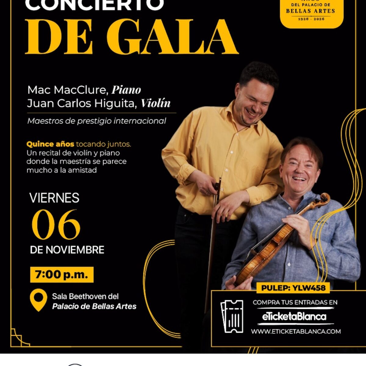 Palacio de Bellas Artes de Medellín celebra 100 años con concierto de gala