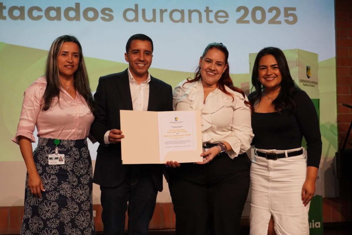 Laura Hurtado es destacada por la Gerencia de Municipios de la Gobernación de Antioquia.