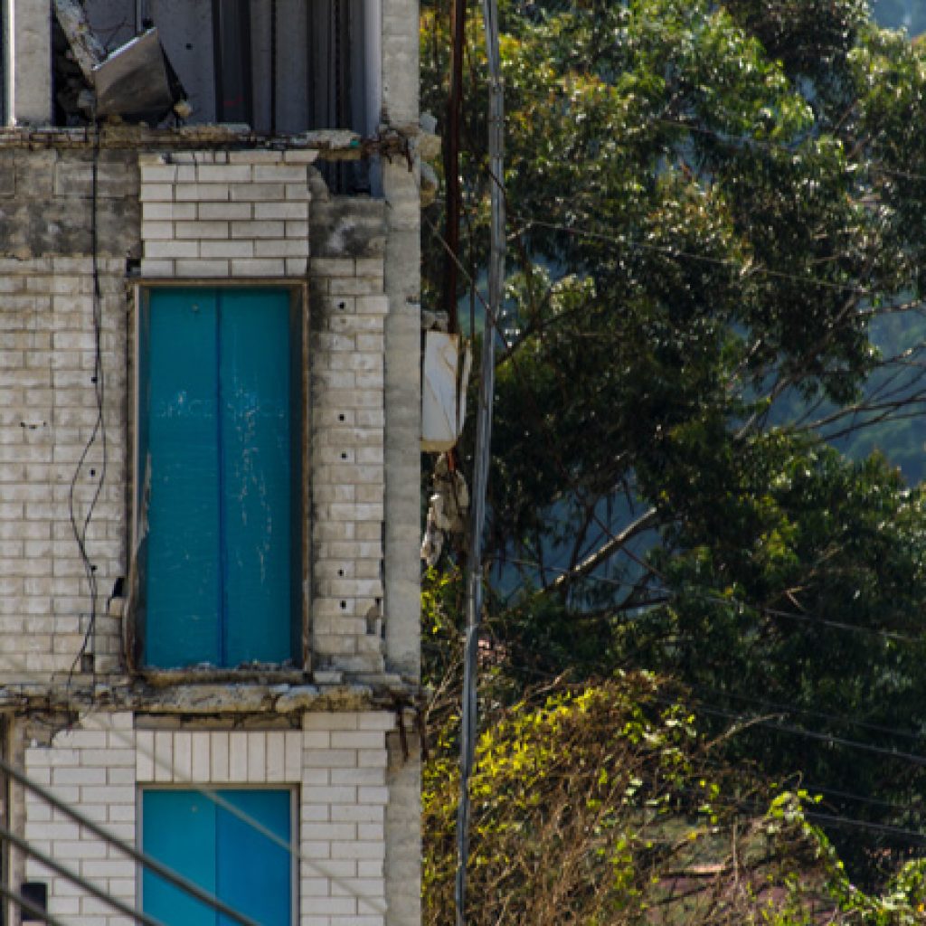 Cuando el avalúo quede en firme, el lote saldrá a la venta para pagar a los acreedores Así luce hoy lo que fue la unidad residencial Space