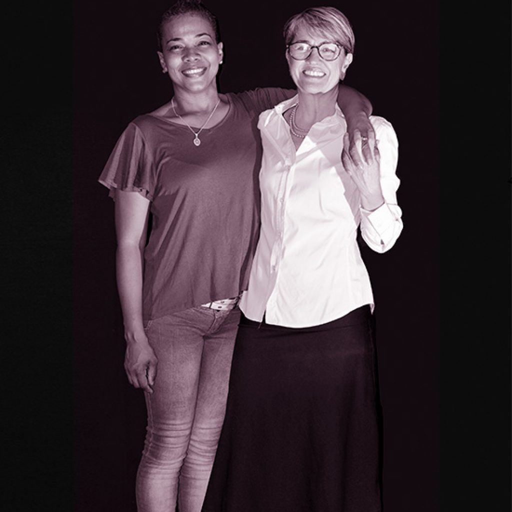 Liris López y Andrea Londoño