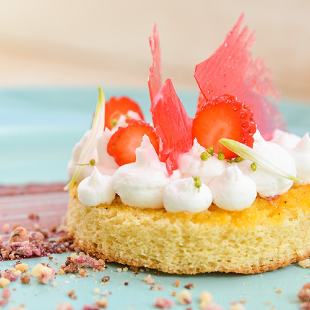 Bizcochuelo con frutas