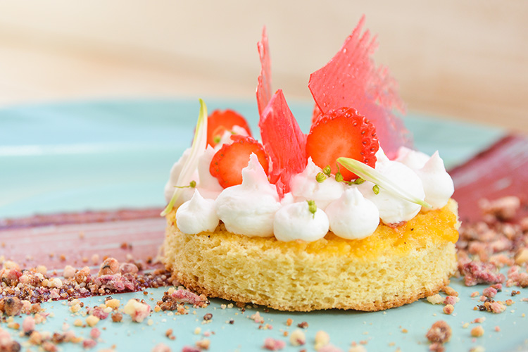 Bizcochuelo con frutas