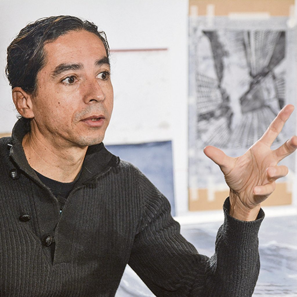 El artista plástico José Fernando Muñoz