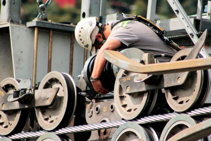 Metrocables en mantenimiento