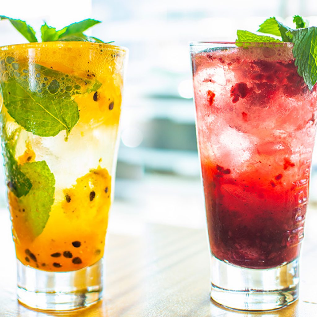 Mezclar soda con frutas es hoy una tendencia.