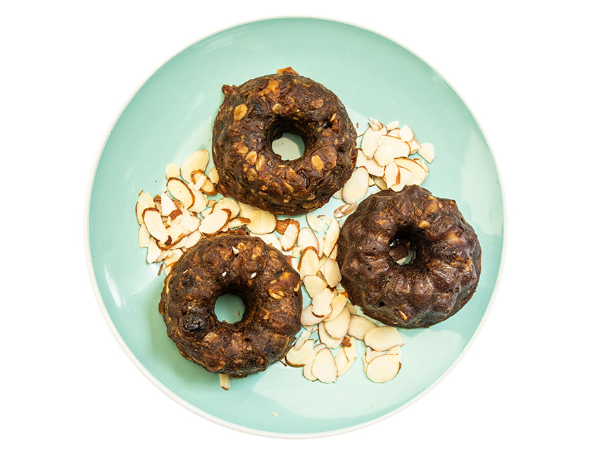 Muffin de zuquini y granola