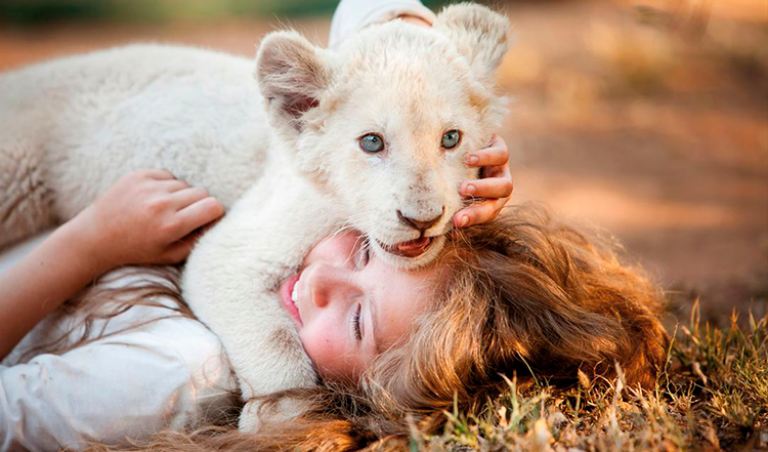 Mía y el León Blanco