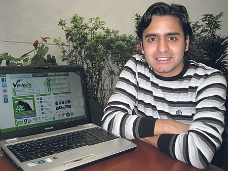 Sebastián Bustamante, director general de Verdeate.com