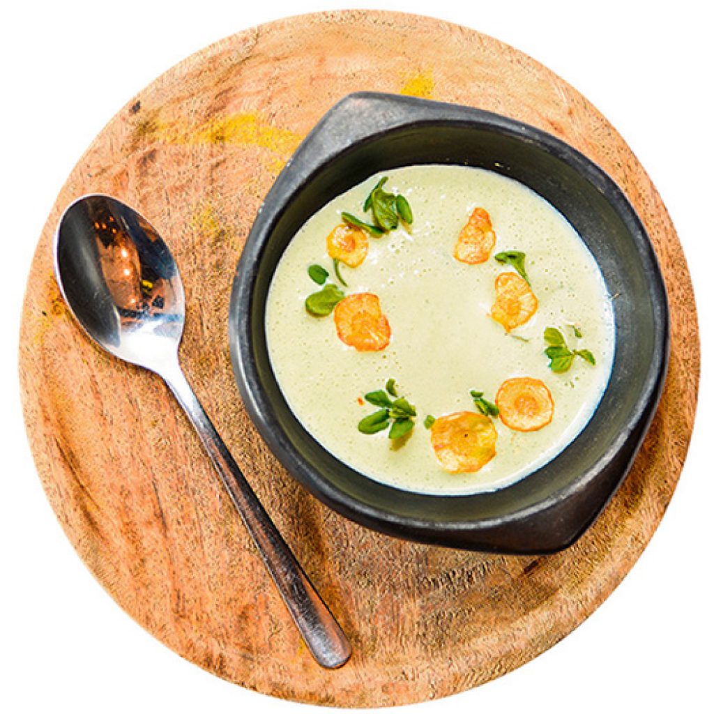 Sopa de palmito