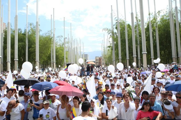 Colombia marcha contra el terrorismo