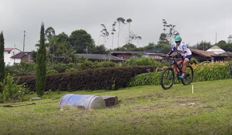 obstáculos en la bicicleta