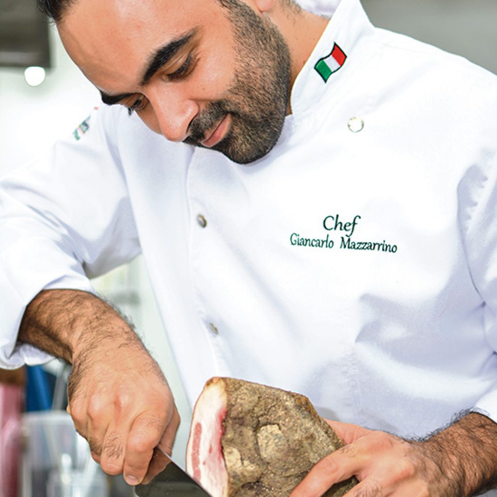 Salumi artesanal que elabora el propio chef Giancarlo Mazzarrino.