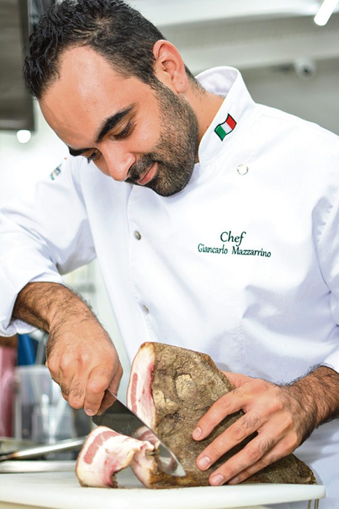 Salumi artesanal que elabora el propio chef Giancarlo Mazzarrino.