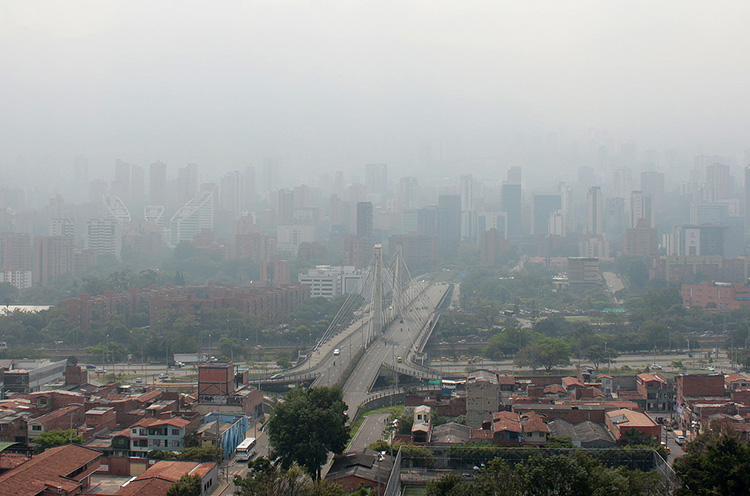 Contaminación del aire en Medellín