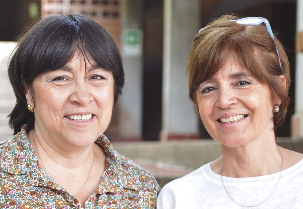 Ana Isabel Duque y Laura Victoria Duque, maestras y fundadoras del Colegio Waldorf Isolda Echavarría.